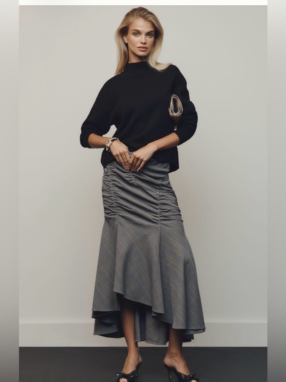 Maeve Ruched Mermaid Skirt